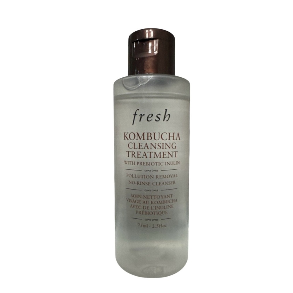 Fresh Kombucha Cleansing Treatment No-Rinse Cleanser 75mL 2.5oz Prebiotic Inulin